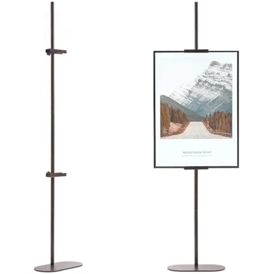 Adjustable Easel Stand for Sign Art Display Stands for Frames up to 64" Metal Heavy Duty Floor Easels for Painting Antique Tall