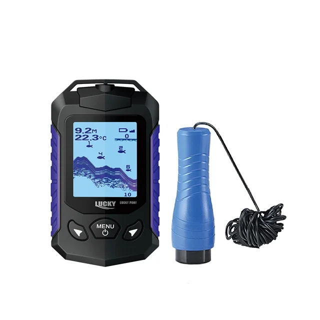 

Lucky Fish Depth Finder FL168-Ice 2.8inch Dot-Matrix Display with Ice Fishing