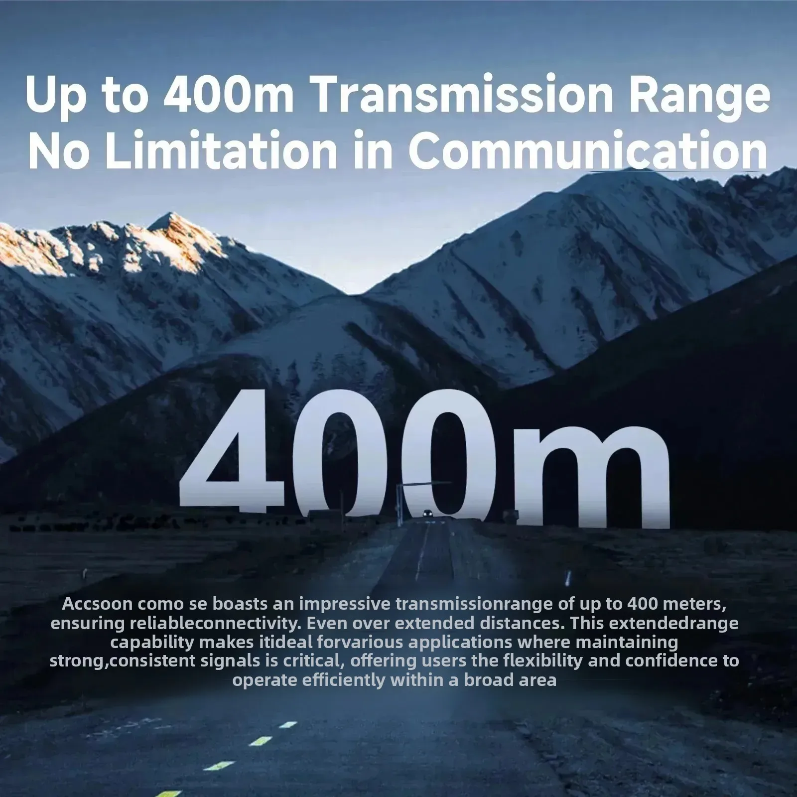 Accsoon CoMo SE Remote item only Wireless Intercom System 2.4G Communication  Remote Headset With Battery Wireless