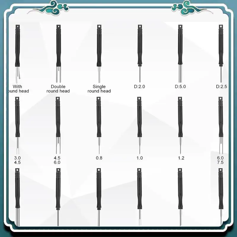 

Набор инструментов для удаления клемм премиум-класса, набор инструментов для извлечения штифтов, 18 шт., инструмент для депиляции, автоматический электрический разъем для разъема штифта