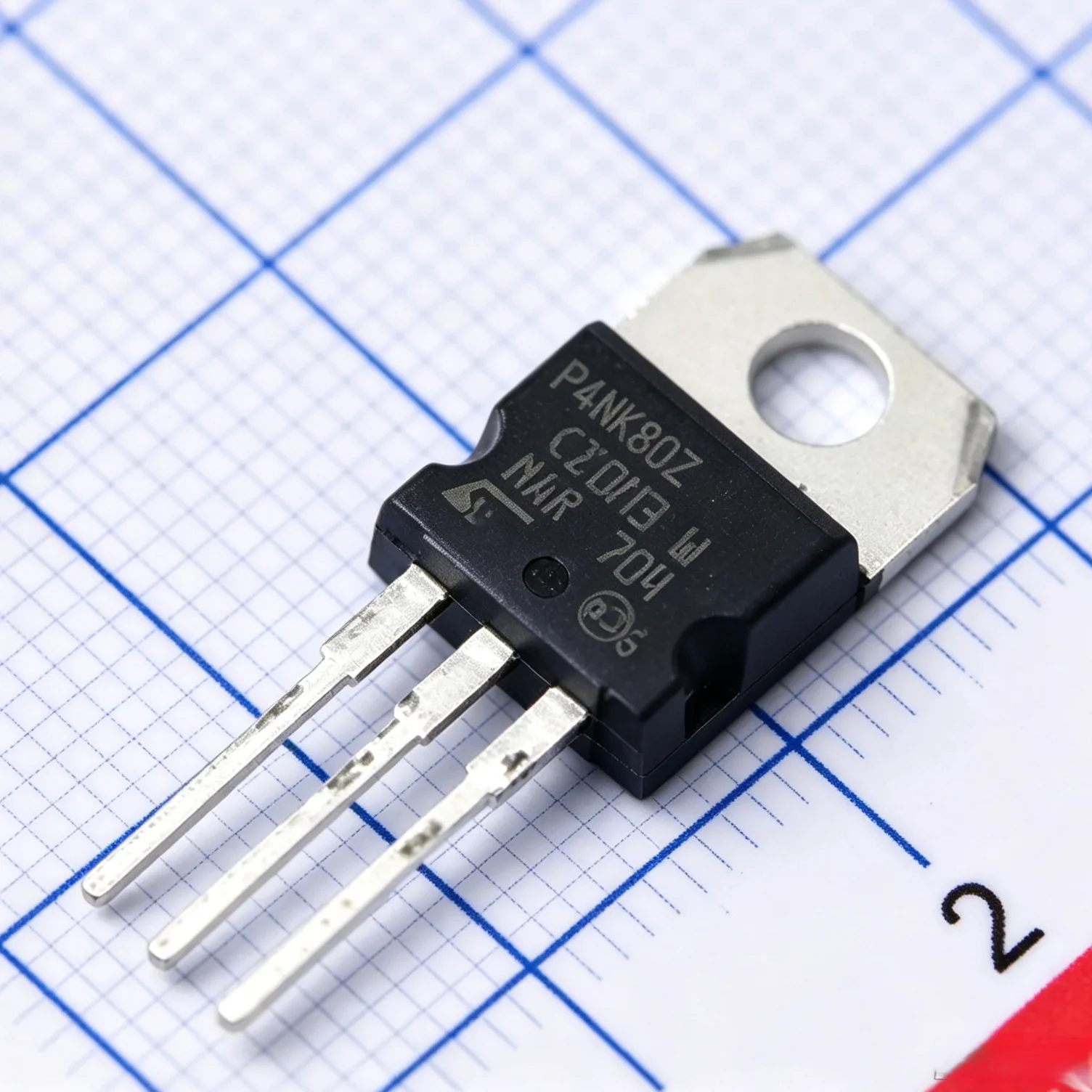 5PCS STP4NK80Z Marking P4NK80Z TO-220AB-3 800V 3A 80W 3.5Ω ohms N-channel NEW Original Field-Effect Transistor MOSFETs P4NK80Z