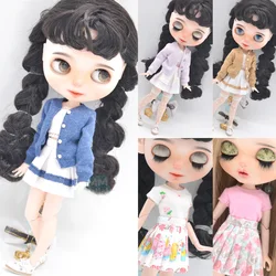 1pcs Blyth Doll Clothes fashion T-shirts, skirts, sneakers for 28-30cm Blyth Azone OB22 OB24 doll accessories