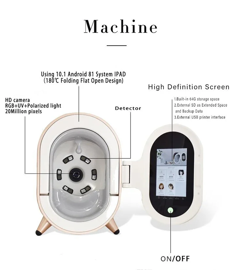 Beauty Products For Women Skincare Machine Skin Analysis For Beauty Salon