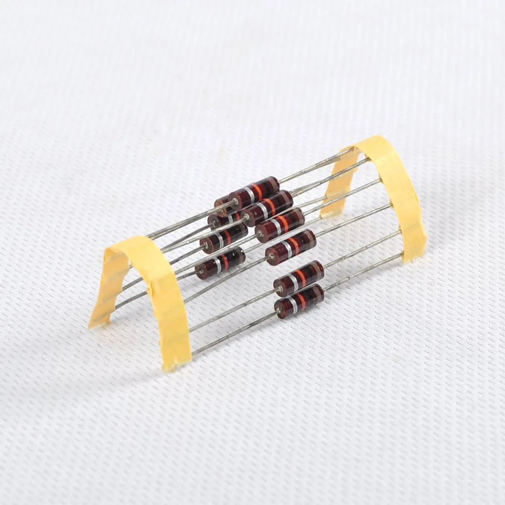 100pcs Carbon Composition Vintage Resistor 0.5W 10K Ohm