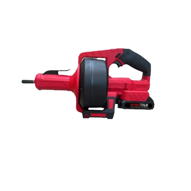 

21V cordless brushless rechargeable battery toilet kitchen pipe dredging tool sewer dredging machine