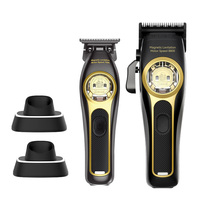 Kemei KM-2373 Baber Hair Clipper Professional Hair Cutting Machine With Charging Base For Men Electric Hair Trimmer Men Gift