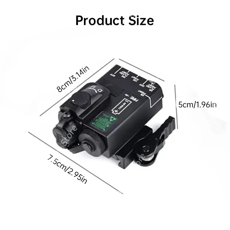 20Mm Rail Installed Mini-A2 Peq15 Style Red Green Light Accessory For Hobby Model Fit M300 M600 Equipment