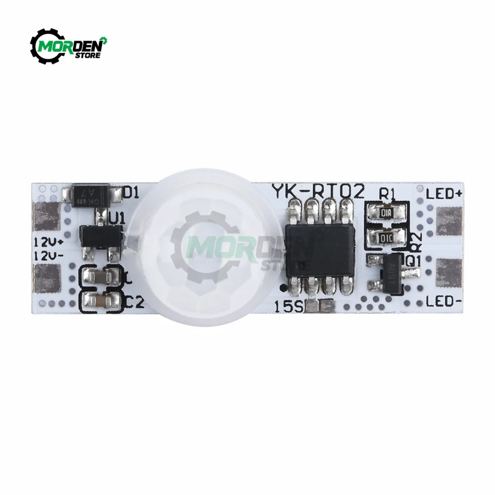 DC5-24V Ceiling PIR Motion Sensor Switch Module 3A IR Infrared Induction Body Sensor Detector Controller Power Supply