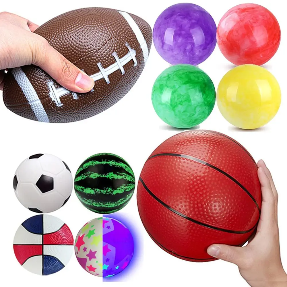 15/16/22cm pvc inflável futebol engrossado pequeno mini bola de praia inflável 10 estilos água piscina festa esportes brinquedos