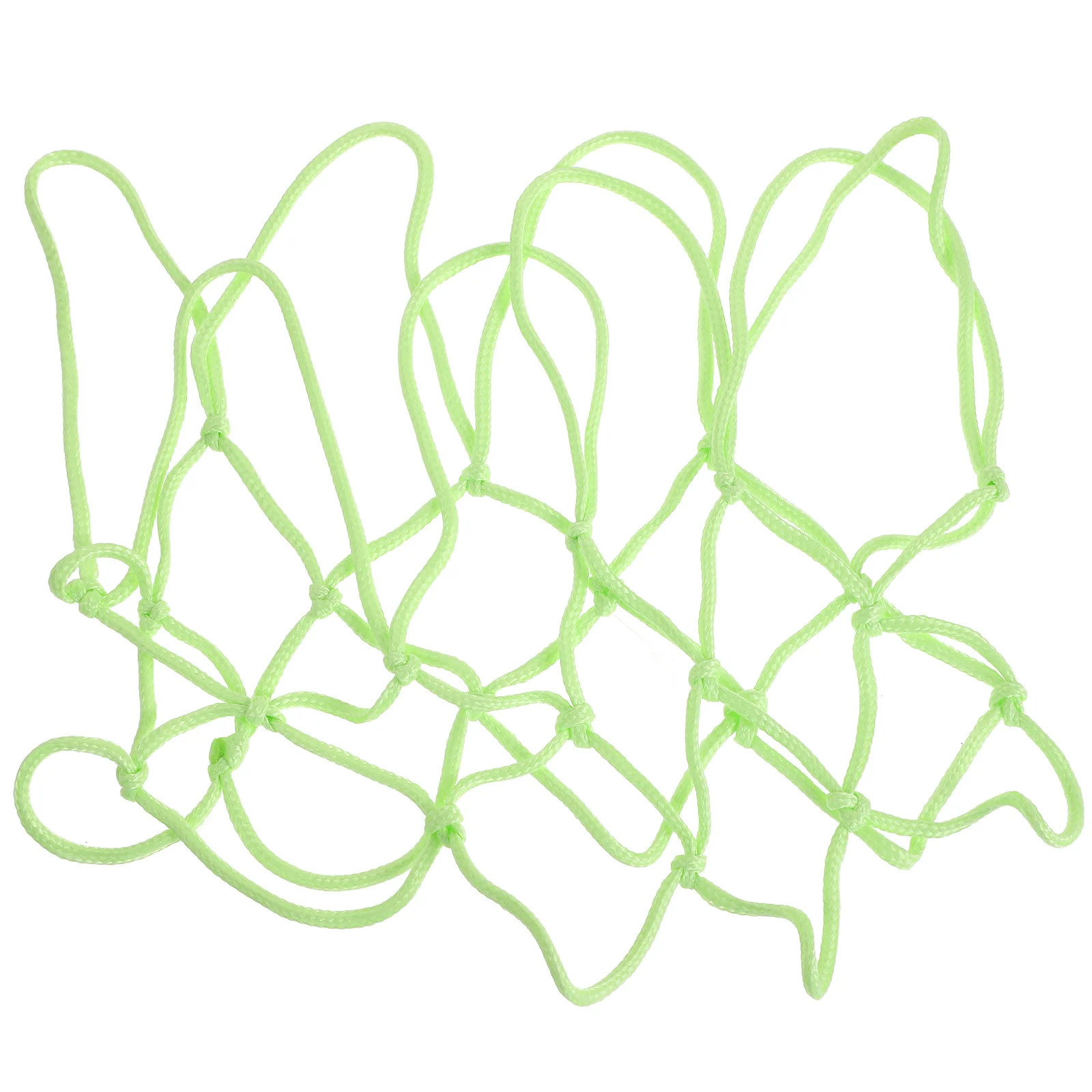 発光バスケットボールネット交換用耐久性のあるナイロンメッシュフープ用強力な耐摩耗性簡単なインストール屋外使用バスケットボールネット