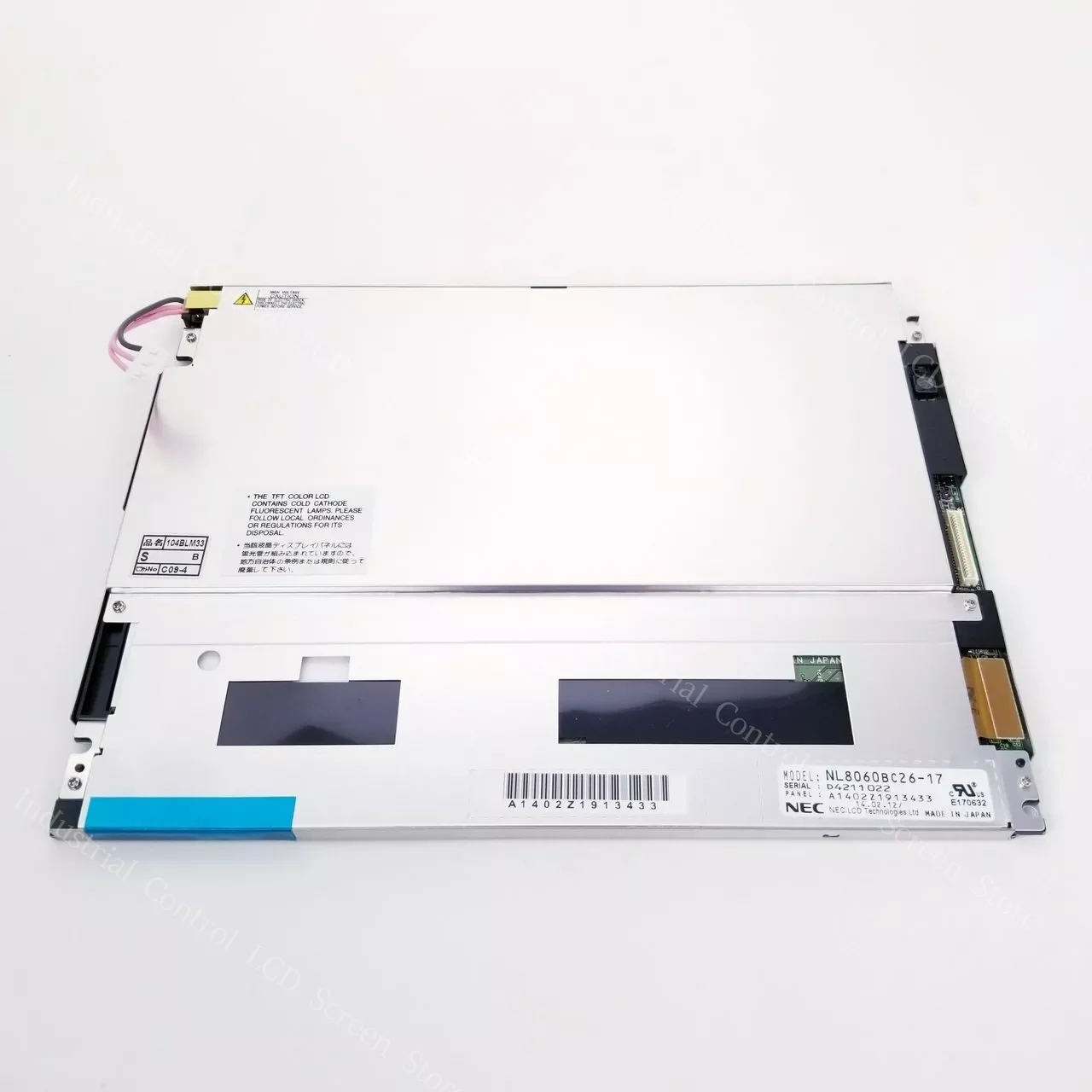 Original 10.4' NL8060BC26-17 LCD Ekran 800 (RGB) × 600 Conector de 41 pinos