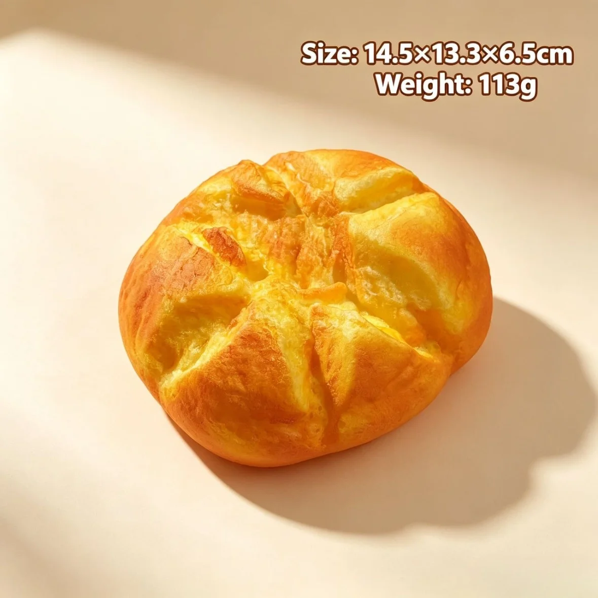 Oversized Simulated Flower Bread Slow Rising Squishy Soft Moist Texture Squeeze Stress Relief Fidget Toy for Kids Adults
