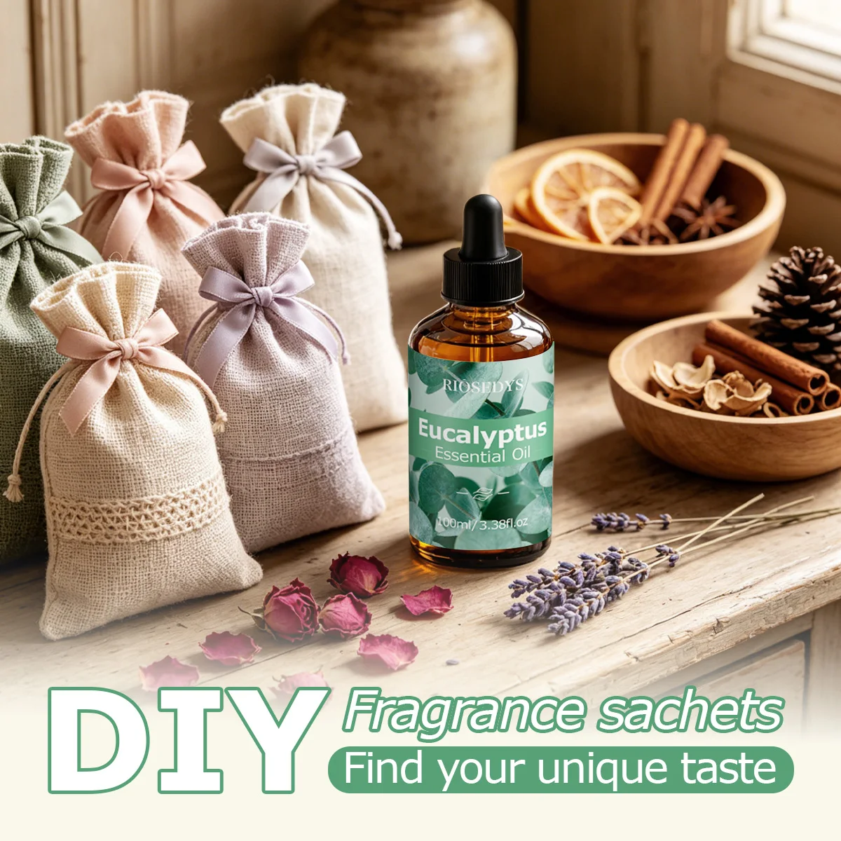 Eucalyptus Essential Oil, Fresh Herbal Fragrance Oil for Diffusers, DIY Crafts & Aromatherapy, Cool and Clean Aroma image 2