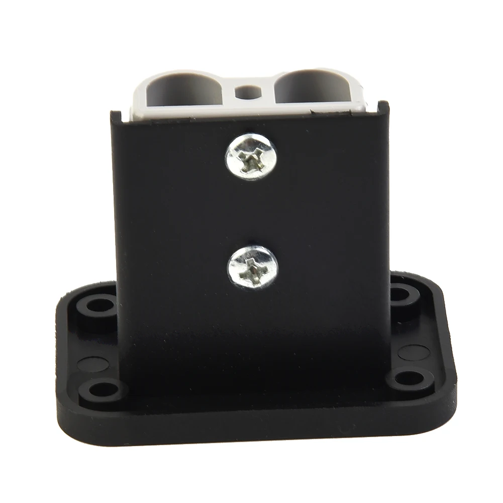 1Set 50A 600V Twin Dual Flush Mount Bracket For Anderson Plug Power Connection Electric Vehicles Machinery Wire Cable Connector