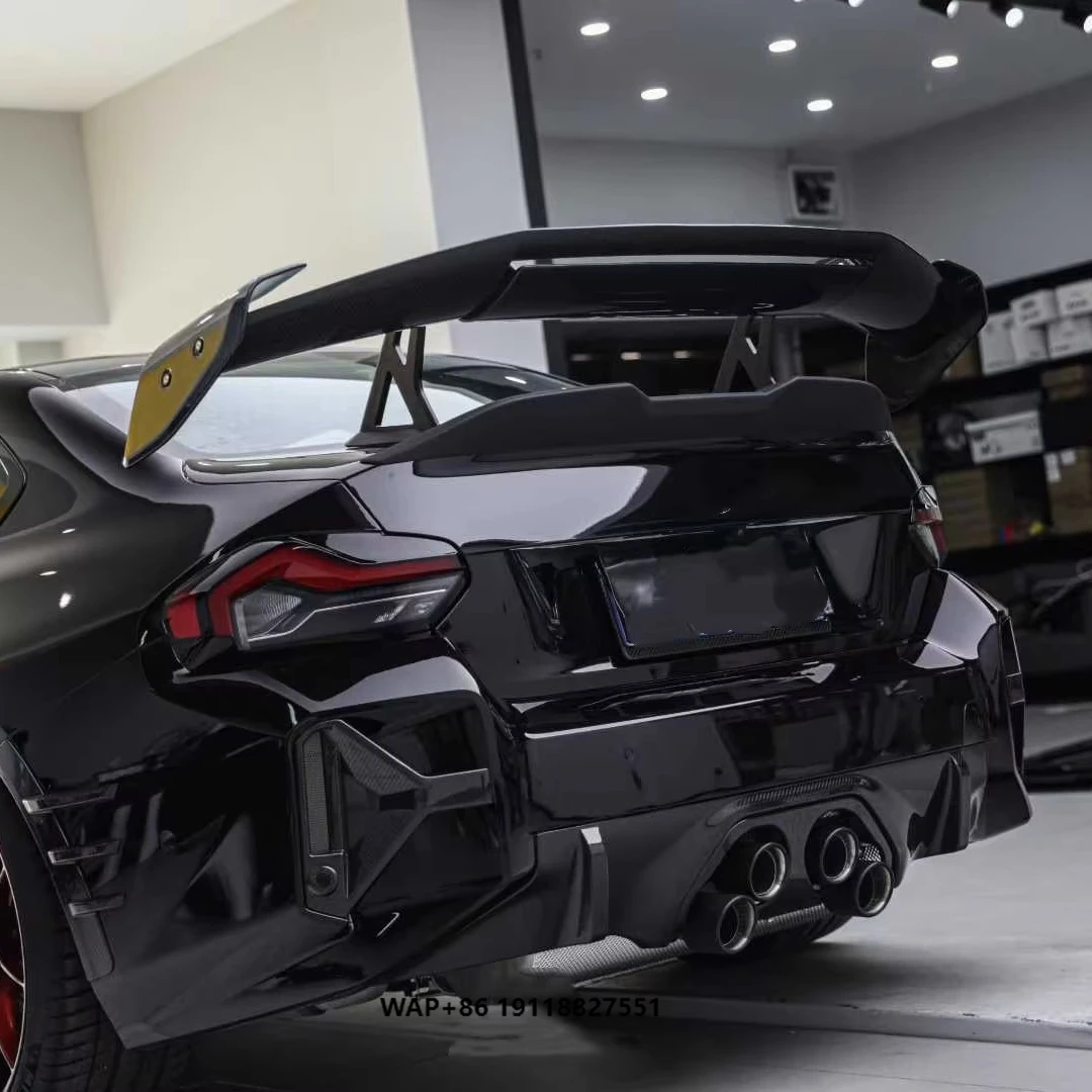

Rear Spoiler Carbon Fiber Racing GT Wing Boot Trunk Spoiler With Adjustable Bracket for Cars