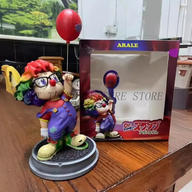 

17cm Anime Dr. Slump Arale Balloon Clown Cute Action Figure PVC Dr IQ Collection Model Ornaments Toys For Childs Birthday Gif17