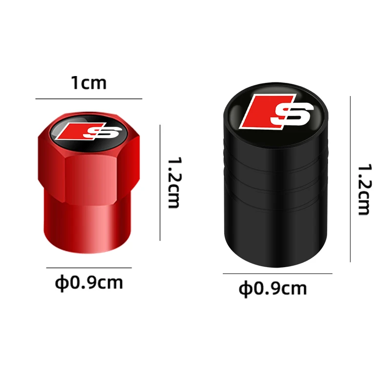 سيارة الإطارات صمام ينبع غطاء التخريش نمط الإطارات غطاء صمام الإطارات عجلة الجذعية غطاء صمام الهواء لأودي A3 A4 A5 A8 Q3 Q5 Q7 S3 S4 S5 B6 #2
