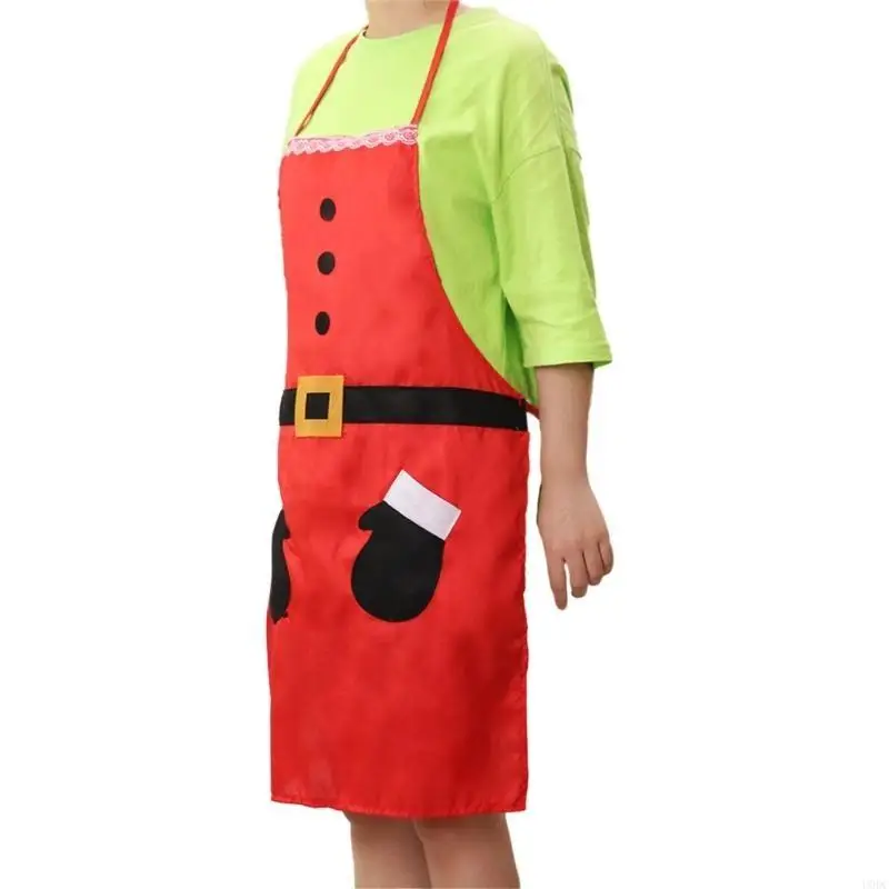 Christmas Kitchen Apron Funny Christmas Baking Apron for Women Men Adjustable Kitchen Cooking Apron Christmas Apron Y166