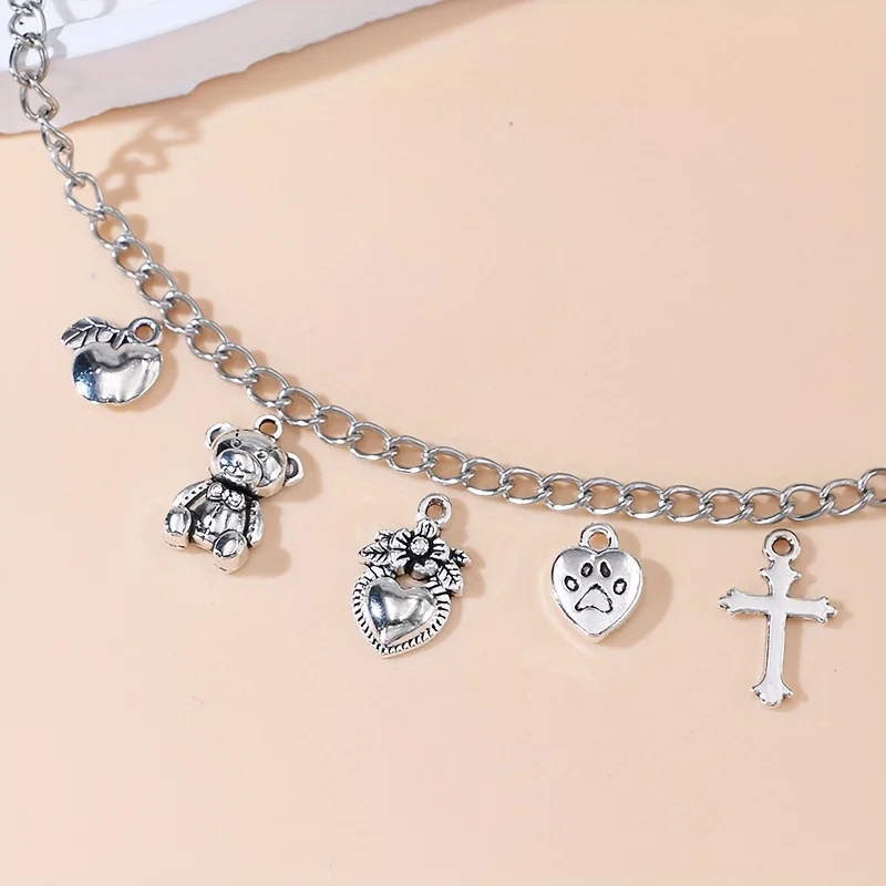 20pcs Silver Plated Cross Charms Pendants for Jewelry Making Bracelet DIY Handmade Necklace Earrings Accessories - Image 6