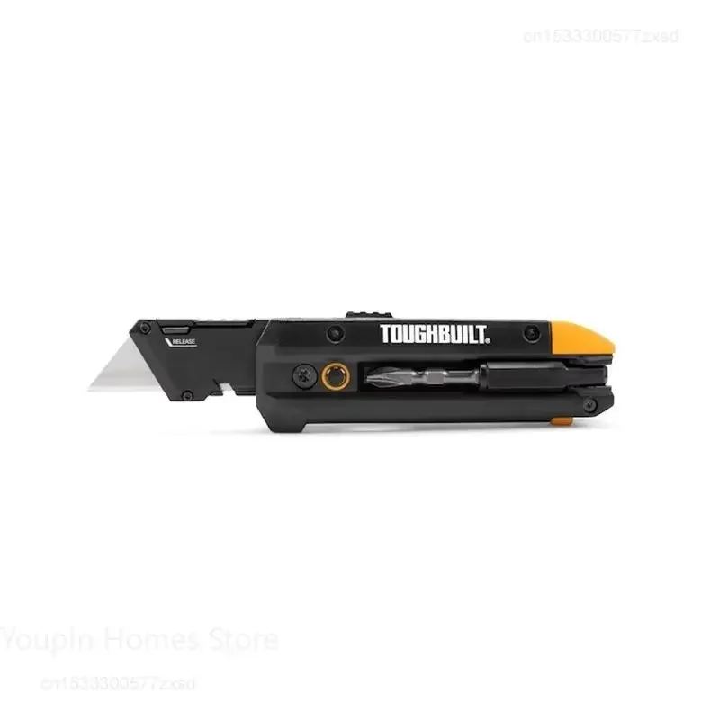 Xiaomi TOUGHBUILT TB-H4-12-IM Multifunction Folding 2-in-1 Knife with Bit Driver Pry Bar Tool Thickened Alloy Wallpaper Cutter