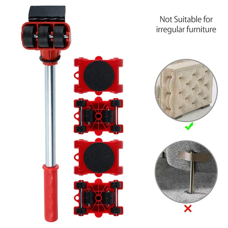 New Heavy Duty Furniture Lifter and Mover Set Ideal for Washing Machine Refrigerator Transport Furniture Lifting and Moving Help