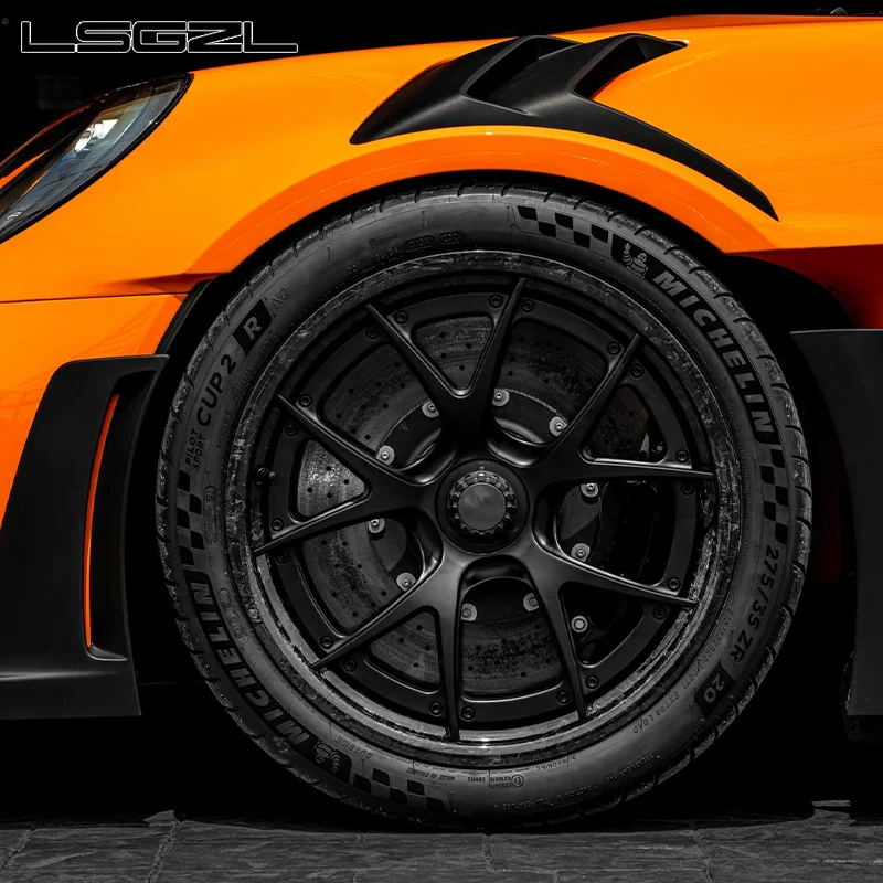 Forged 2 Piece Wheel Carbon Fiber Deep Concave Racing Car Wheels 18 19 20 21 22 23 24 Inch for Bmw Nissan audi Urus Gtr