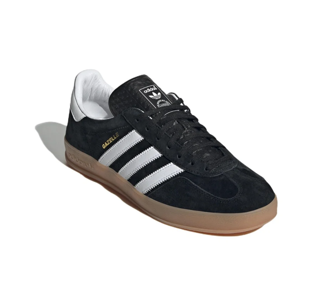 Adidas Original Men\'s and Women\'s shoes Shamrock GAZELLE INDOOR LOW Casual Shoes Fashionable and Breathable Shoes