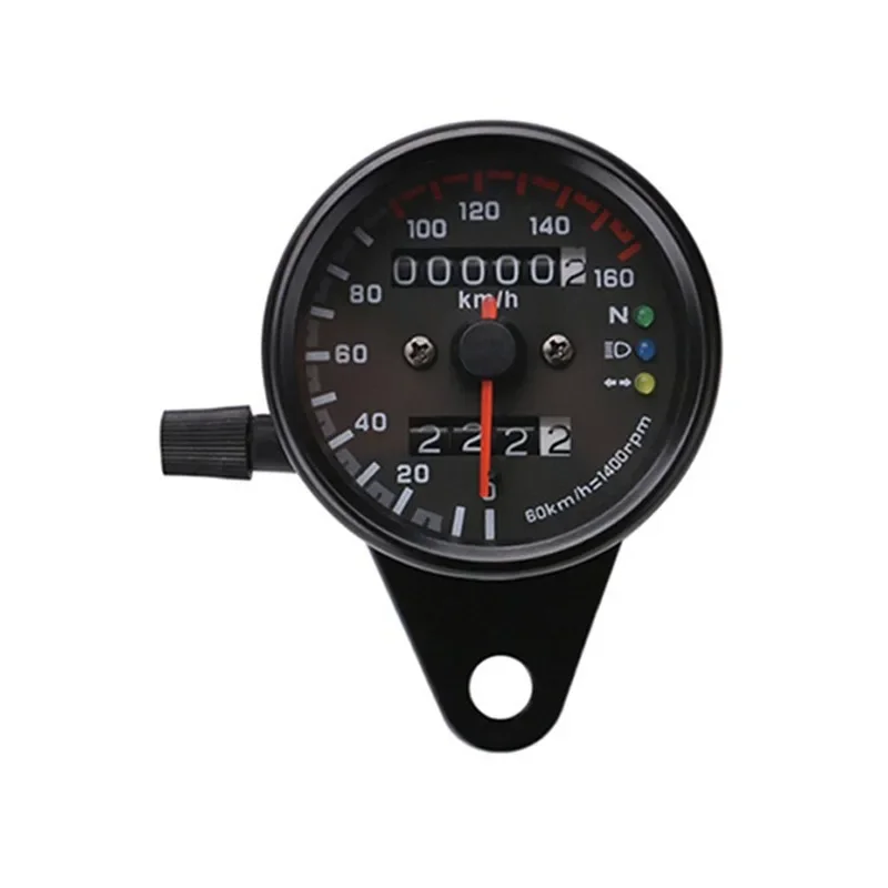 

Universal Backlight Indicator Odometer Gauge 12V Motorcycle Speedometer Moto Voltmeter Fuel Tachometer with LED Signal Light