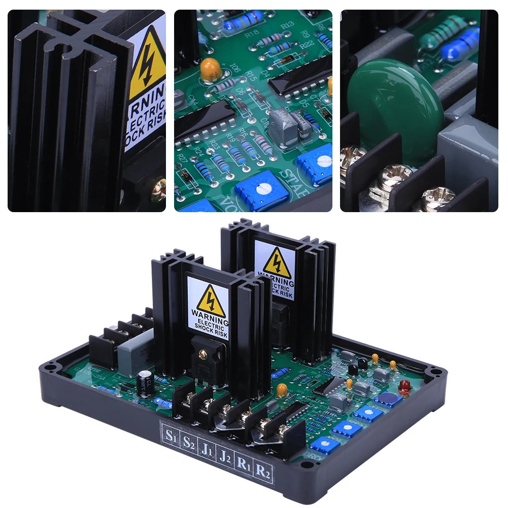 

Brushless Generator Automatic Regulator 2 Wires for Brushless Generator Set AVR GAVR-25A Brushless Generator Automatic Regulator