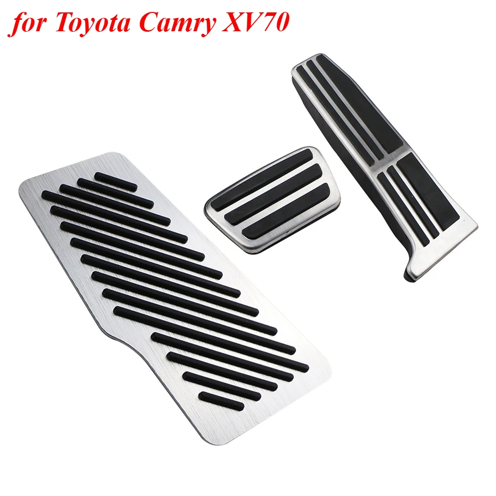 

Автомобильные спортивные педали для Toyota Camry XV70 2018 2019 2020 2021 2022, подставка для ног топливного тормоза, противоскользящие накладки, автоаксессуары