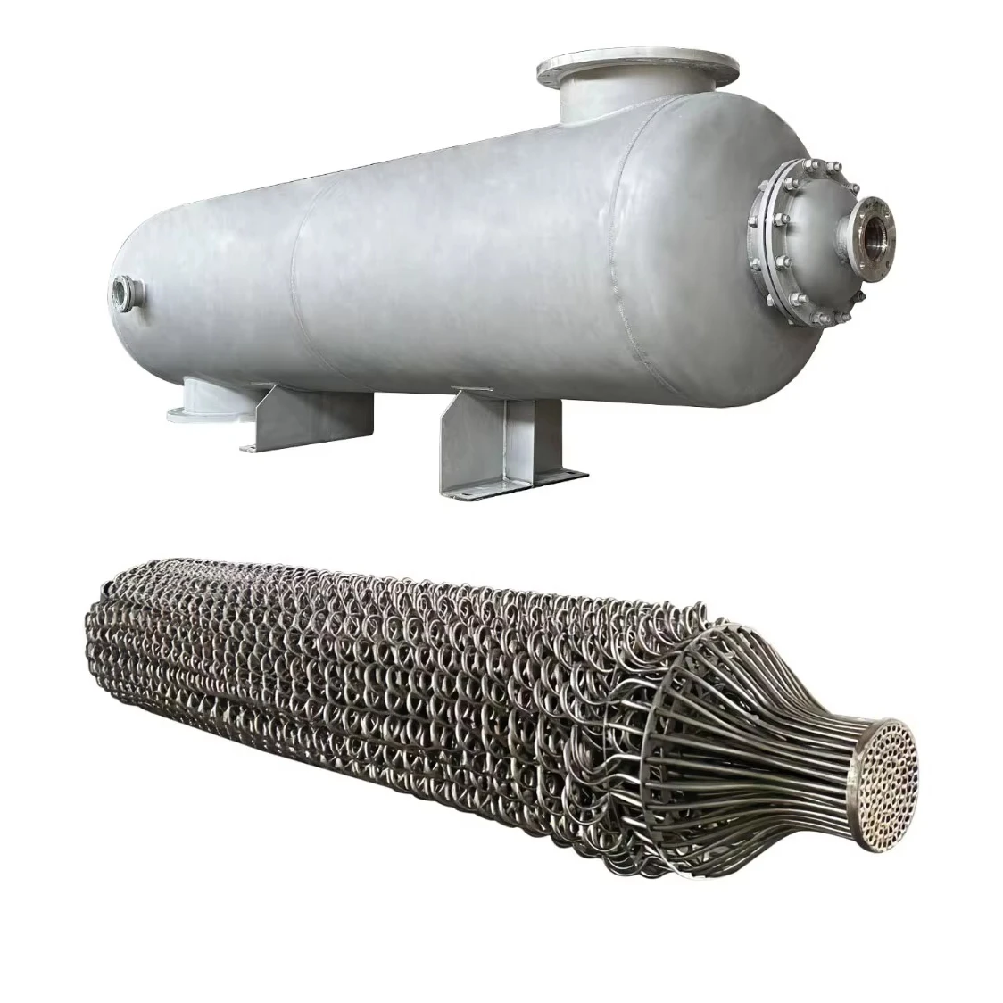 

High-Efficiency Array Coil Tube Heat Exchanger with Low-Pressure Drop Design Dust and Frost Resistant Structure