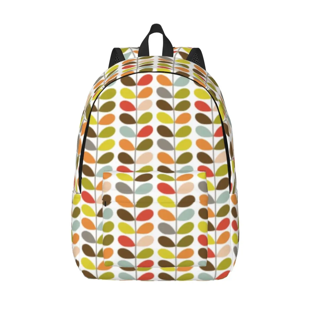 

Холщовые рюкзаки Orla Kiely с цветами для мужчин и женщин, водная школа, колледж, современная сумка середины века с несколькими стержнями, сумки для книг с принтом