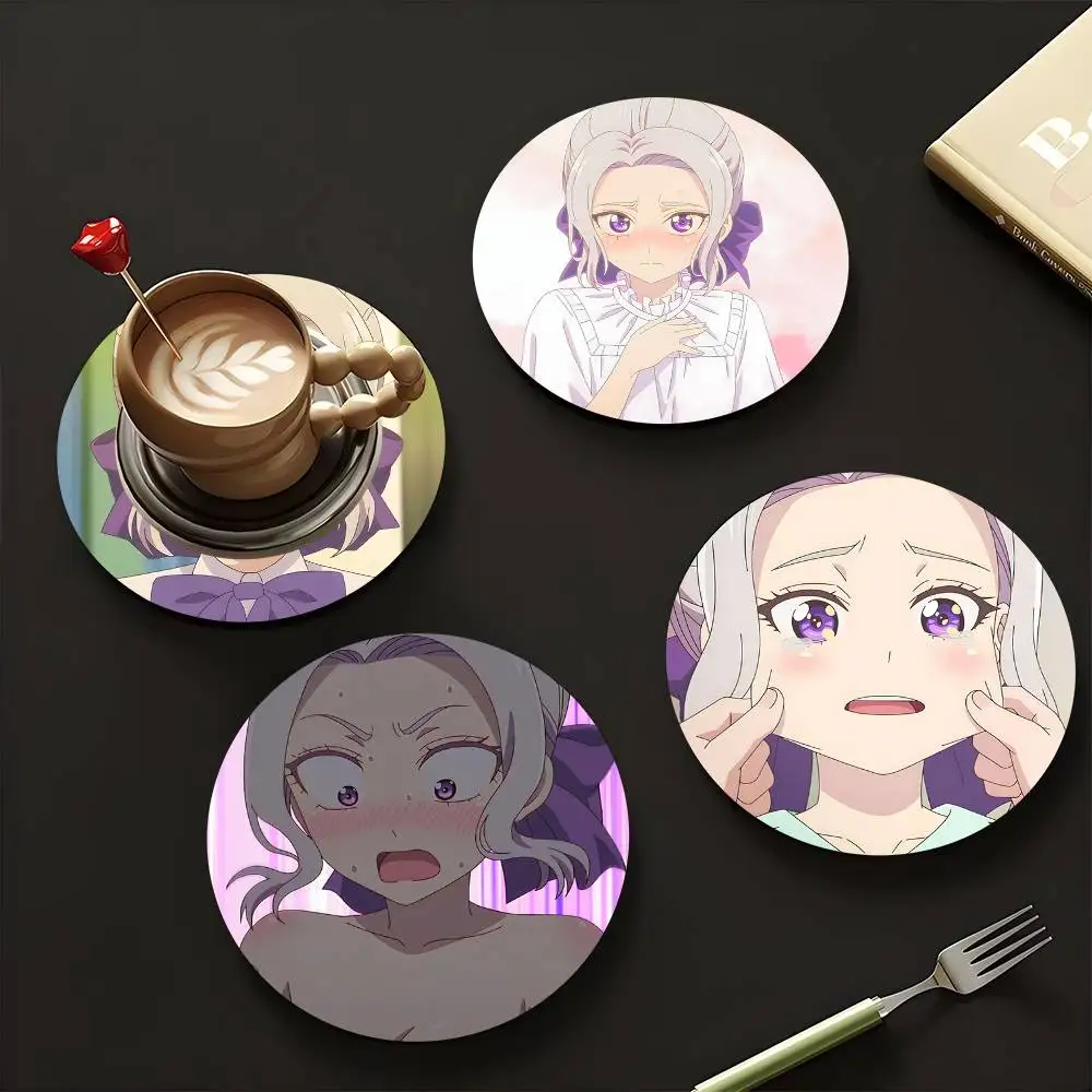 1pc Shino Kiryuu Girlfriend, Girlfriend Wooden Coaster Colour Printing Cup Mat Home Desk Decoration Gifts