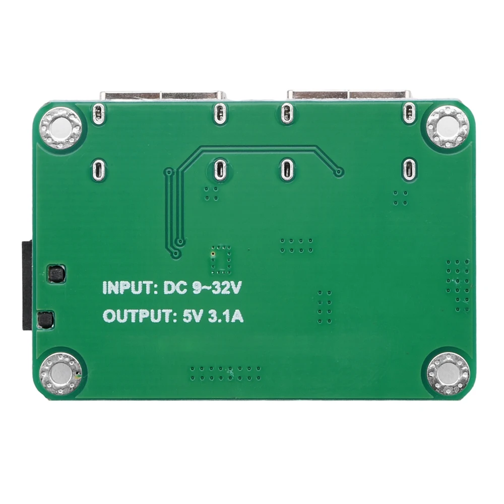 لوحة شحن السيارة للهاتف المحمول ، وحدة خفض الجهد ، خرج USB مزدوج ، DC9V ، 12V ، 24V ، 5V ، 3A