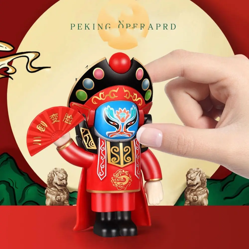 

Face Change Opera Face Changing Doll Traditional Chinese Face Changing Toy Sichuan Opera 4 Facial Opera Face Makeup Toy