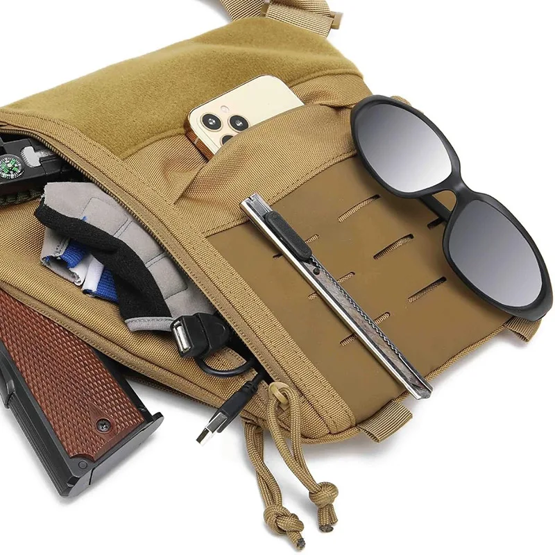 Multi-Functional Underarm Anti-Theft Chest Bag, Outdoor Casual Messenger Bag Conceal Carry Gun Holster Bag Travel Anti Theft Bag view 4