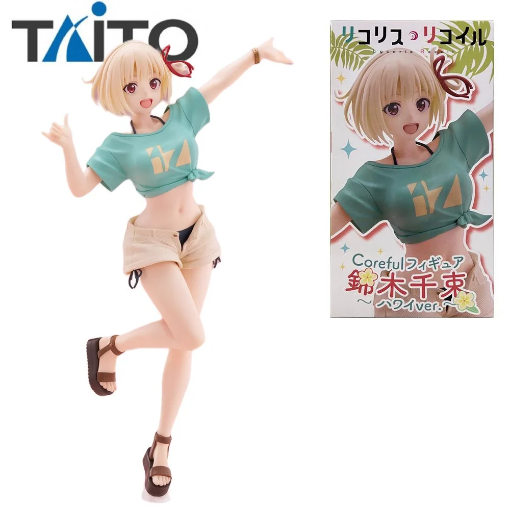 

Taito Original Coreful Lycoris Recoil Nishikigi Chisato Anime Action Figure Toys For Boys Girls Kids Children Birthday Gifts