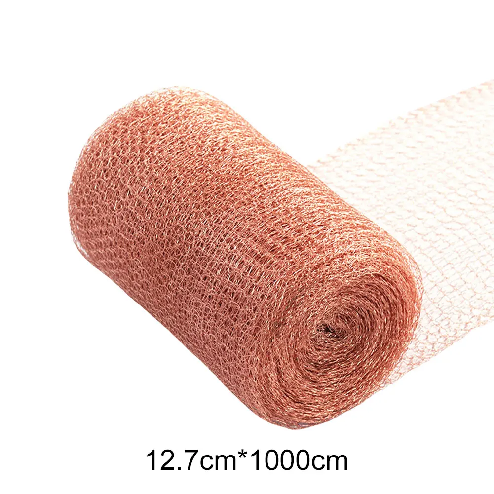 10m Copper Mesh Roll Pure Copper Wire Netting for Pest Control Snails Mice