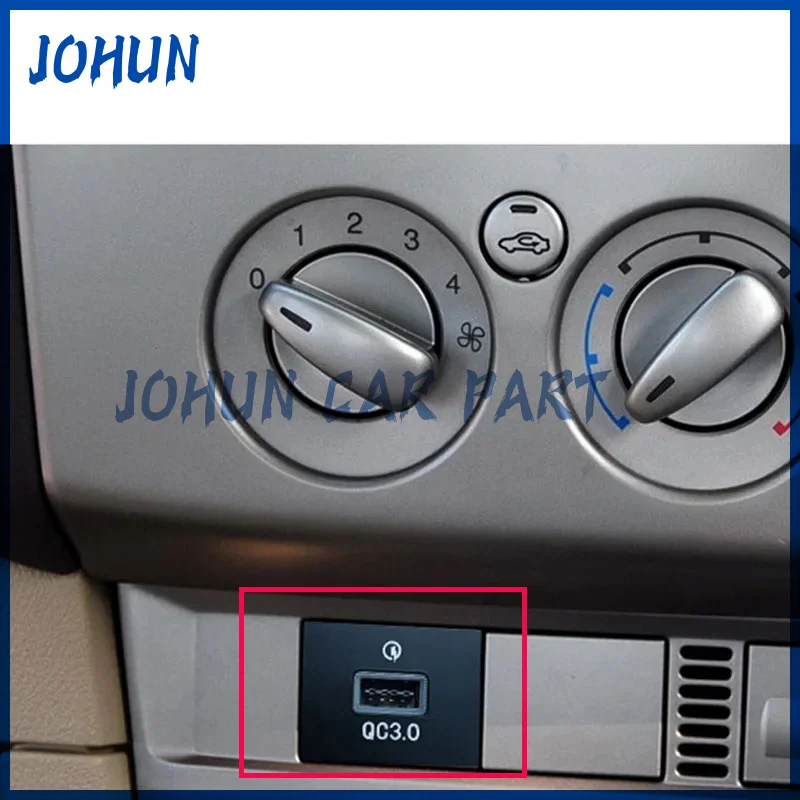 Picture 7: Car Red Light Charger Quick Charge Cigarette Lighter QC3.0 USB Interface Socket Fast Car Charger Use For Ford Transit 2009-2016