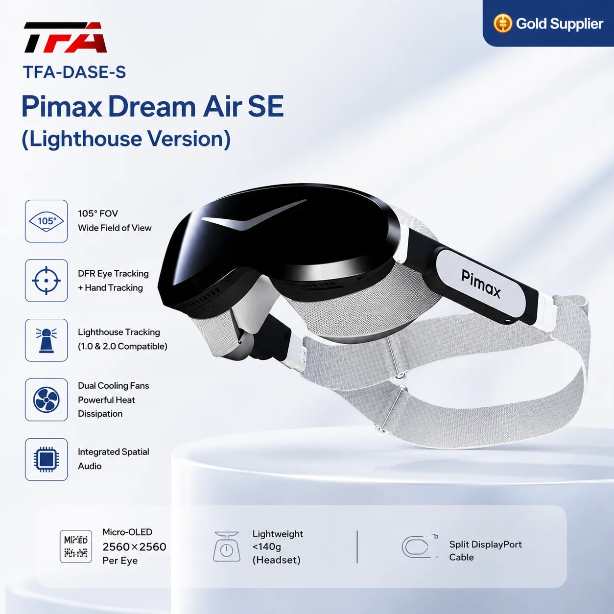 Headset VR Pi-max Dre-am Air 8 - Pc Gaming Vr Headset ulasan dan harga