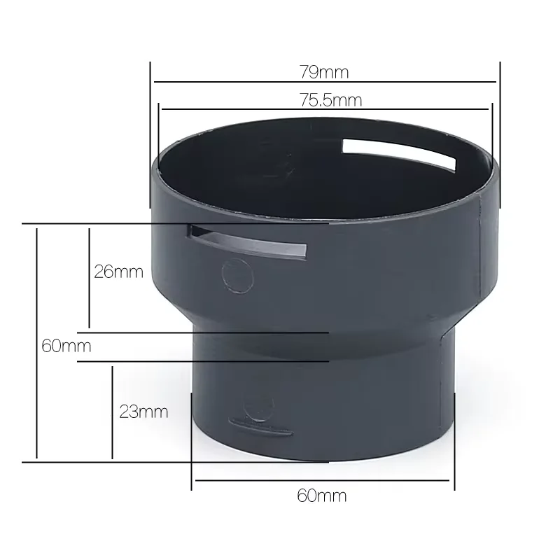 42mm/60mm/75mm Air Vent Ducting T Y L Piece Elbow Pipe Outlet Exhaust Joiner Connector For Diesel Parking Heater image 3