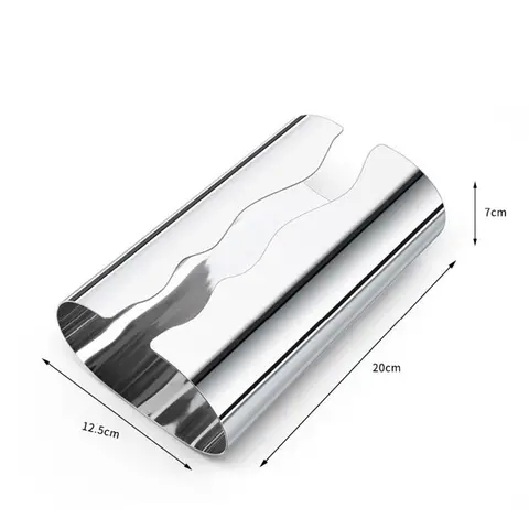 Nordisk lyxig näsdukslåda i rostfritt stål för vardagsrum skrivbordsnäsdukshållare för silverpläterad pappersförvaringslåda organisation 10 best sales silverförpackning med näsdukar - №4