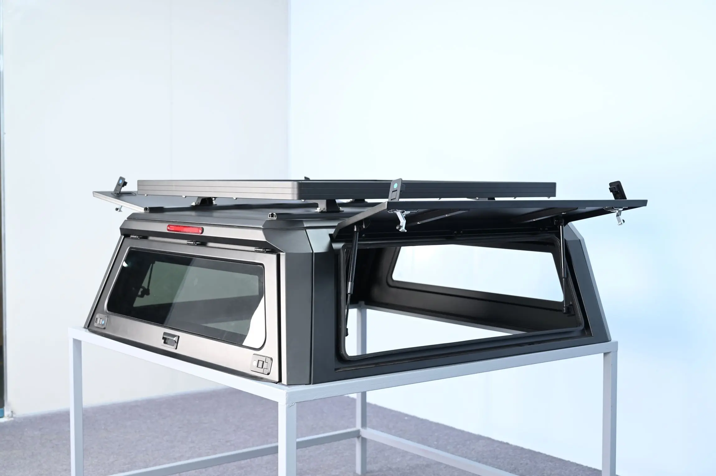 LuoXi تحمل تحميل 350 كجم لاقط هاردتوب شاحنة المظلة توبر لاقط المظلة ل F150 / الحارس / DOGE RAM 1500 5.5FT 5.0FT