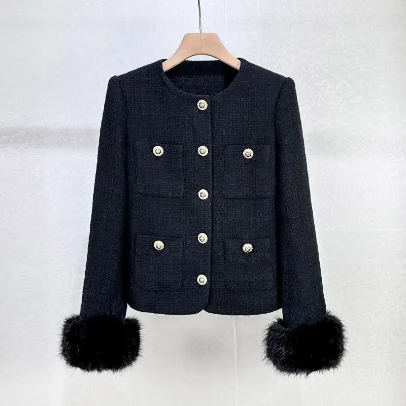 

Women's jackets New autumn 2025 multi pocket decorative long sleeved top Metal button decoration Women's coat Casual outerwears