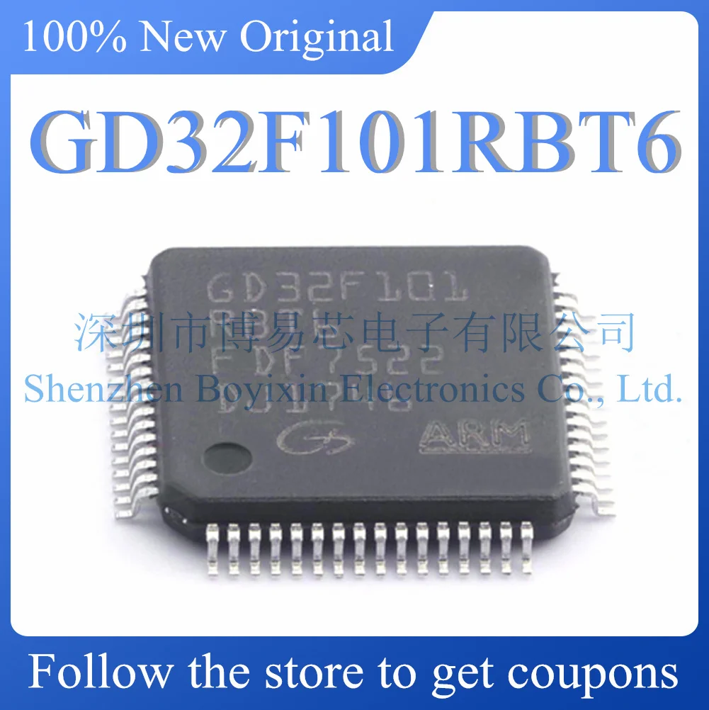 

NEW GD32F101RBT6 GD32F101CBT6.Original Product.