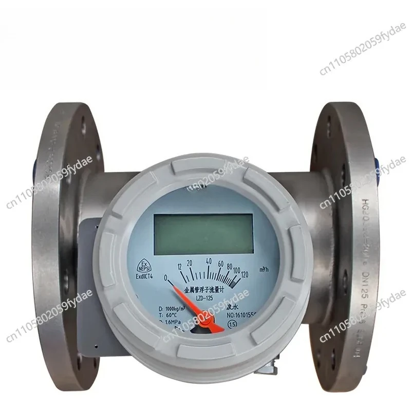 LCD with Output, Supply Battery Powered Metal Tube Float Meter