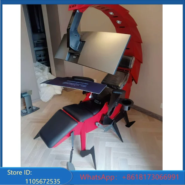 Poste de jeu Scorpio Zero Gravity Scorpion intégré pour la maison, table et chaise de jeu confortables