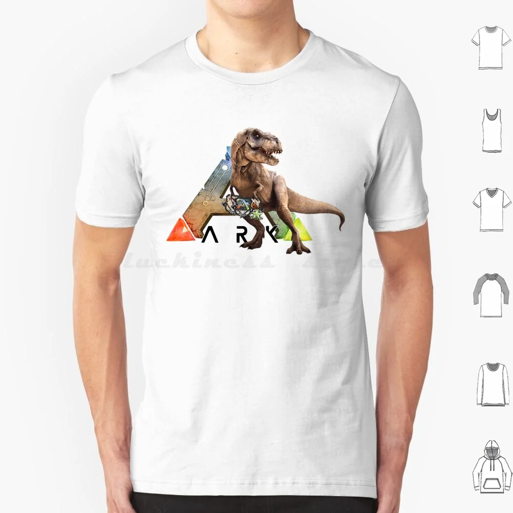 Ark Dinosaurus T Shirt Cotton Men Women DIY Print Ark Survival Ark Gaming Game Ark Survival Evolved Dinosaur Survival Steam