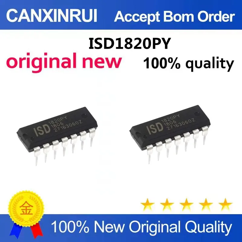 ISD1820PY DIP14 Voice Recording Circuit Integrated Circuit Chip Quality Assurance New Original