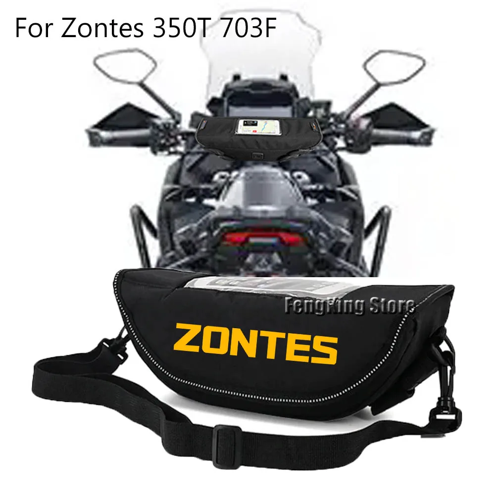 

Motorcycle accessories tools bag Waterproof And Dustproof Convenient travel handlebar bag For Zontes 350T 703F 350t 703f